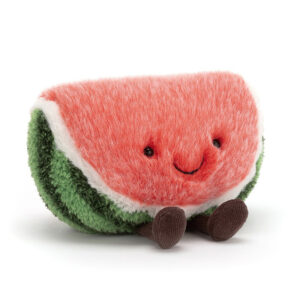 Jellycat Amuseable Watermelon Small - Knuffel Watermeloen (14 cm)