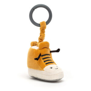 Jellycat Kicketty Sneaker Jitter - Vibrerende Babyspeeltje Sneaker (op=op)