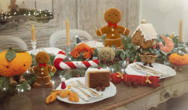 Jellycat Kerst Knuffel Amuseable Mince Pie - hartig pasteitje