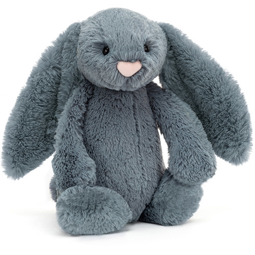 Jellycat Bashful Bunny Dusky Blue - Knuffel Konijn (31 cm) (op=op)