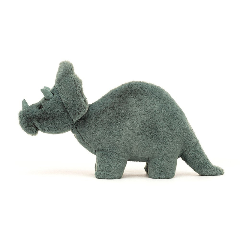 fabriek Oneffenheden niet verwant Jellycat Fossilly Triceratops Mini - Knuffel Dino (10 cm)