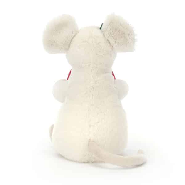 Jellycat Kerst Knuffel Merry Mouse Present - Muis met kerstkadootje