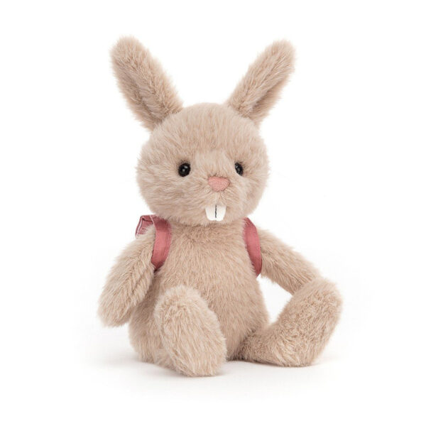 Jellycat Backpack Bunny - Knuffel Konijn met Rugzak (22 cm)