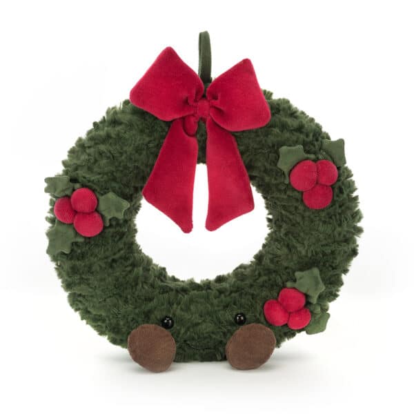 Jellycat Kerst Knuffel Amuseable Berry Wreath - Kerstkrans Small