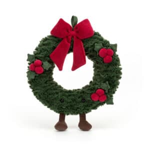 Jellycat Kerst Knuffel Amuseable Berry Wreath - Kerstkrans Small