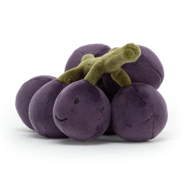 Jellycat Fabulous Fruit Grapes - Knuffel Tros Druiven (15 cm)