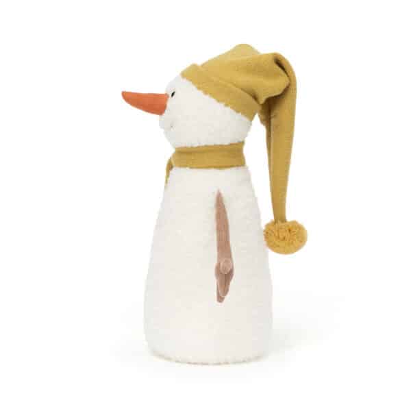 Jellycat Kerst Knuffel Lenny Snowman Yellow - Sneeuwpop Geel Large