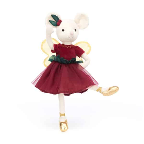 Jellycat Kerst Knuffel Sugar Plum Fairy Mouse - Engeltje Large