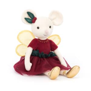 Jellycat Kerst Knuffel Sugar Plum Fairy Mouse - Engeltje Large