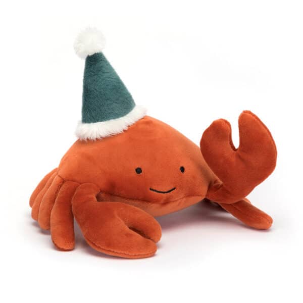 Jellycat Kerst Knuffel Celebration Crustacean Crab - Kerst Krab