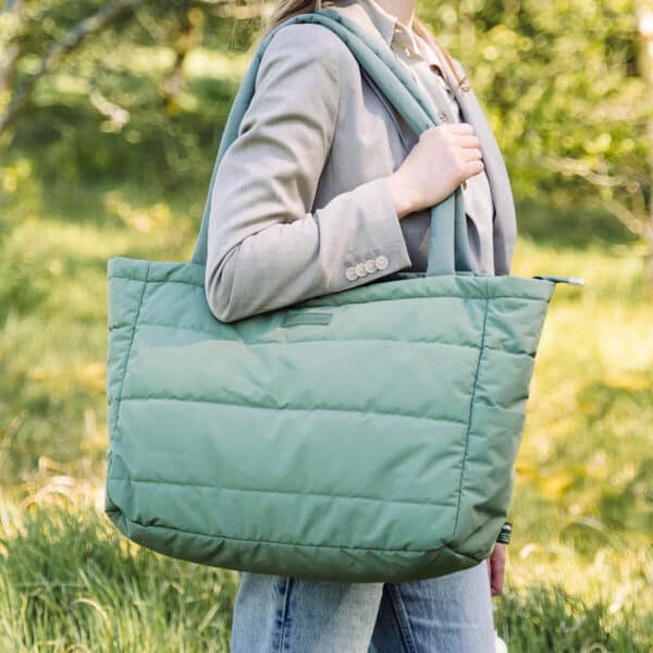 Done by Deer Luiertas Groen Quilted Tote Bag 5712643054399