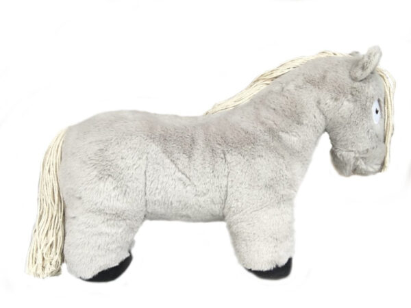Crafty Pony Paarden Knuffel Grijs met Witte Manen (48 cm) incl. instructieboekje