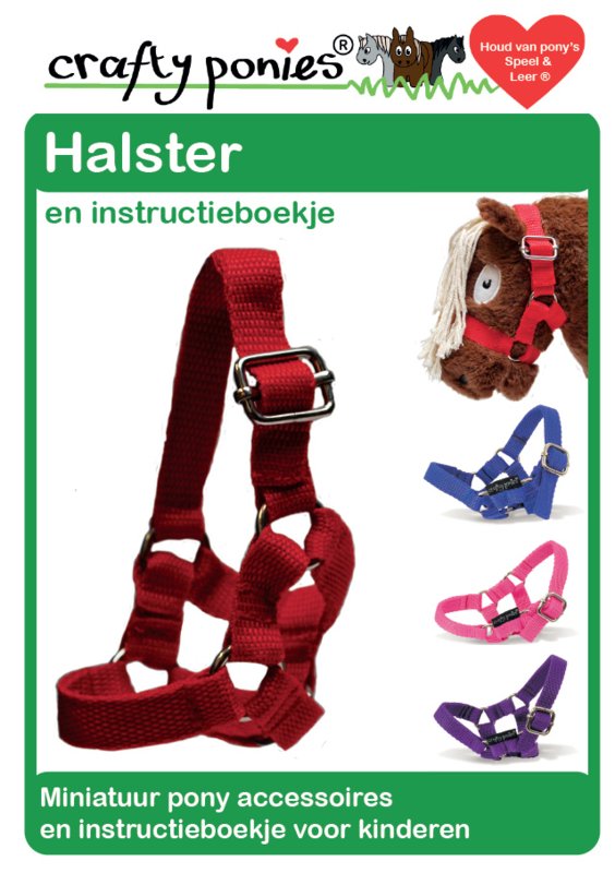 Crafty Ponies Halster Rood incl. instructieboekje