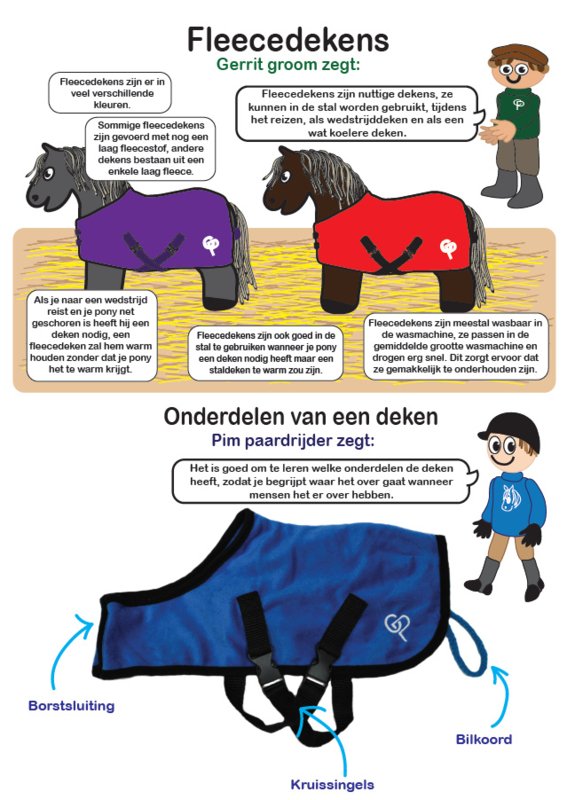 Crafty Ponies Knuffeldeken Set Blauw Ster incl. instructieboekje