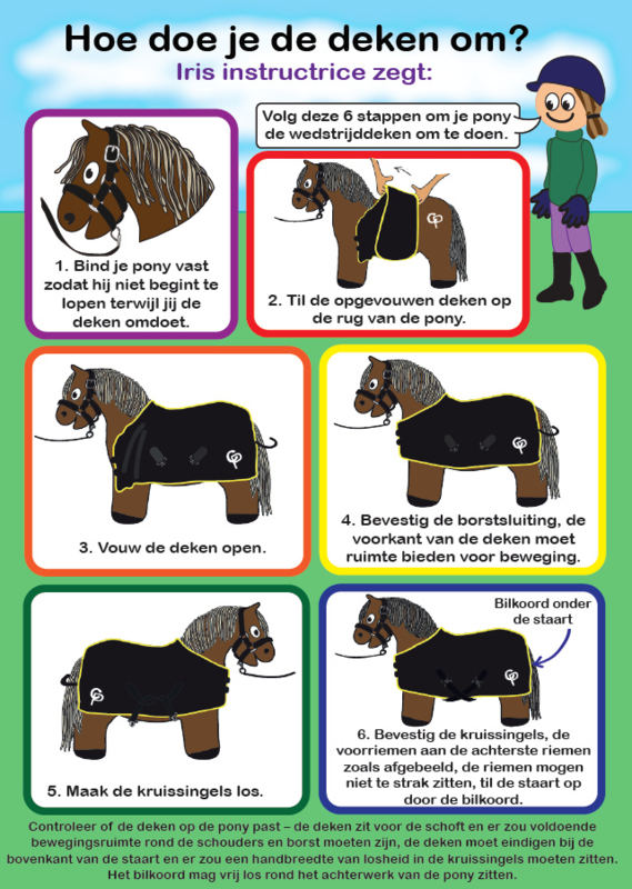 Crafty Ponies Showdeken Set Zwart incl. instructieboekje