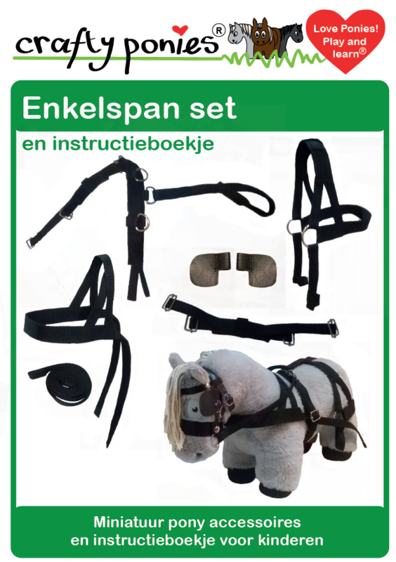 Crafty Ponies Enkelspan Set incl. instructieboekje