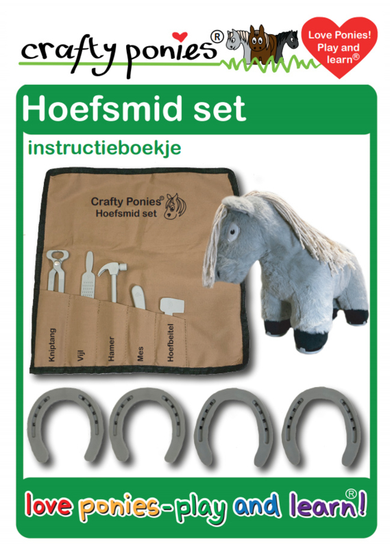 Crafty Ponies Hoefsmid set met hoefijzers incl. instructieboekje
