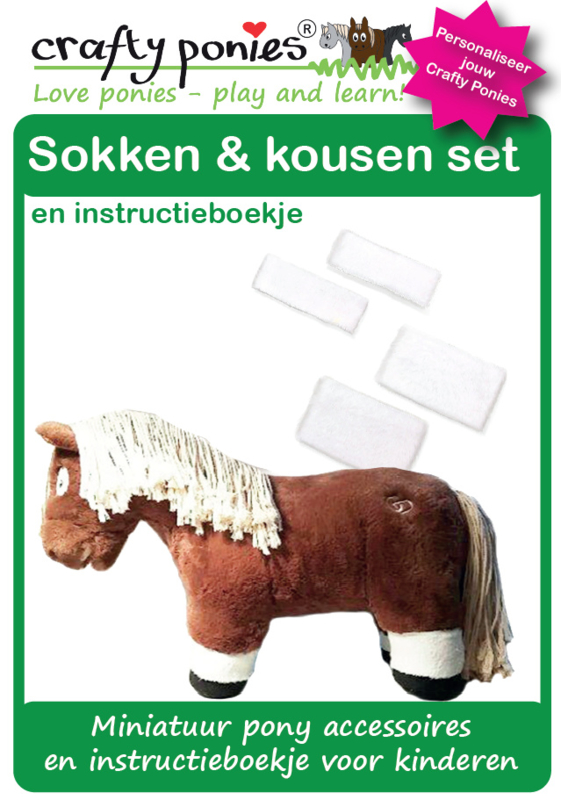 Crafty Ponies Veren Set Zwart incl. instructieboekje