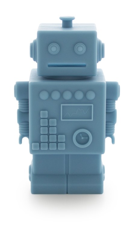 KG Design Spaarpot Robot - Blauw