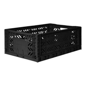 AyKasa Folding Crate Maxi Box - Black