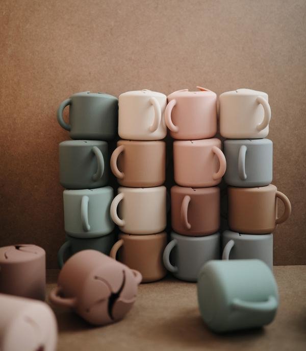 Mushie Snack Cup - Claudy Mauve