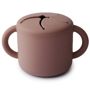 Mushie Snack Cup - Claudy Mauve