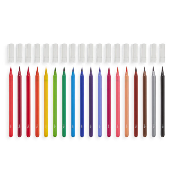 Ooly Aquarel Verf Chroma Blends Watercolor Brush Markers - 18 kleuren
