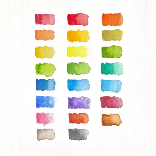 Ooly Aquarel Verf Chroma Blends Travel Watercolor Palette - 24 kleuren