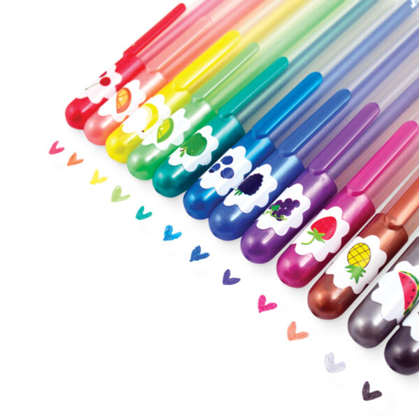 Ooly Gelpennen Glitter en Geur Yummy Yummy Gel Pens - 12 kleuren