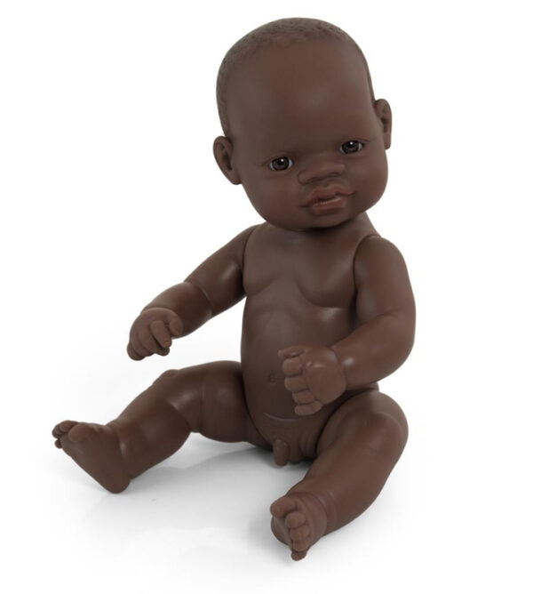 Miniland Babypop Afrikaans - Jongen (32cm)