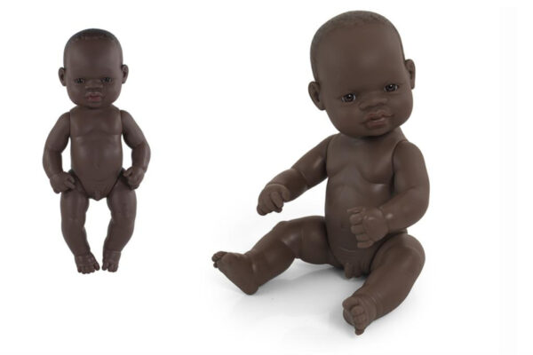 Miniland Babypop Afrikaans - Jongen (32cm)