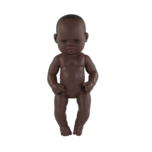 Miniland Babypop Afrikaans - Meisje (32cm)