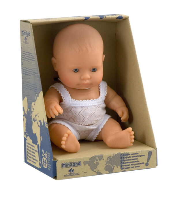 Miniland Babypop Europees - Boy (21 cm)