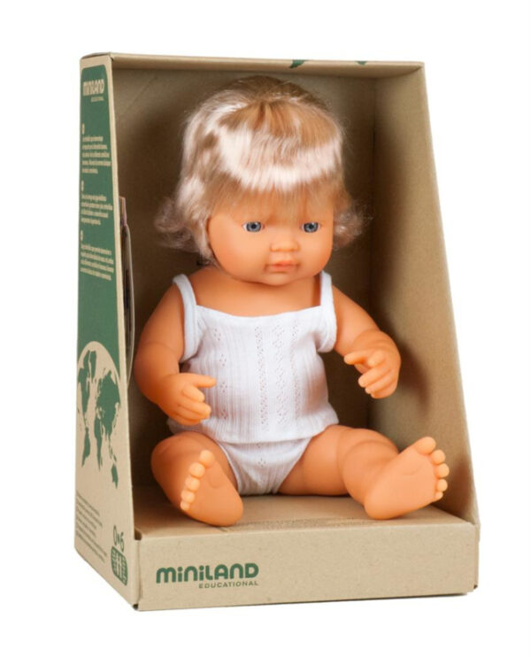 Miniland Pop Europees - Girl (38 cm)