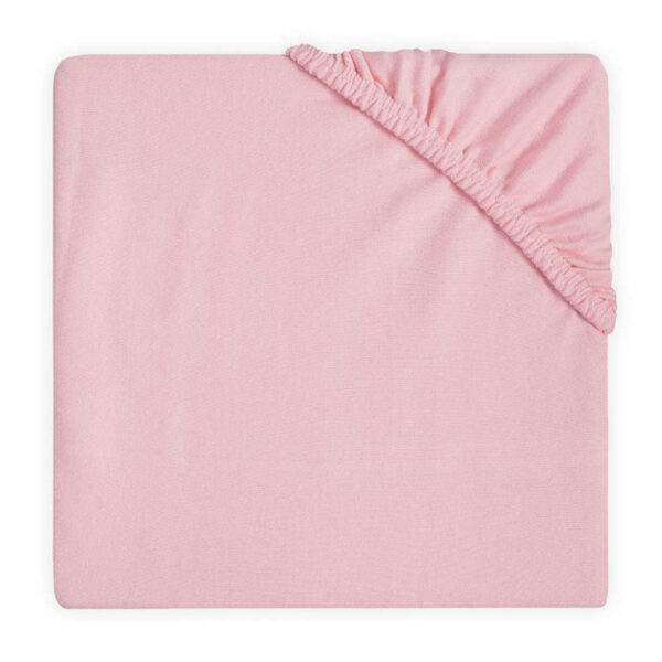 Jollein Hoeslaken Ledikant Double Jersey - Blush Pink (60 x 120 cm)