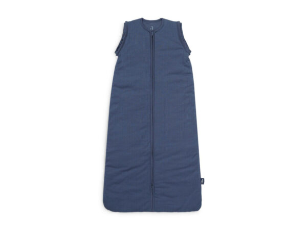 Jollein Slaapzak Basic Stripe afritsbare mouwen - Jeans Blue (70 cm)