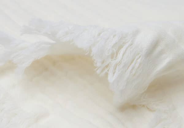 Jollein Deken Ledikant Muslin Fringe - Ivory (120 x 120 cm)