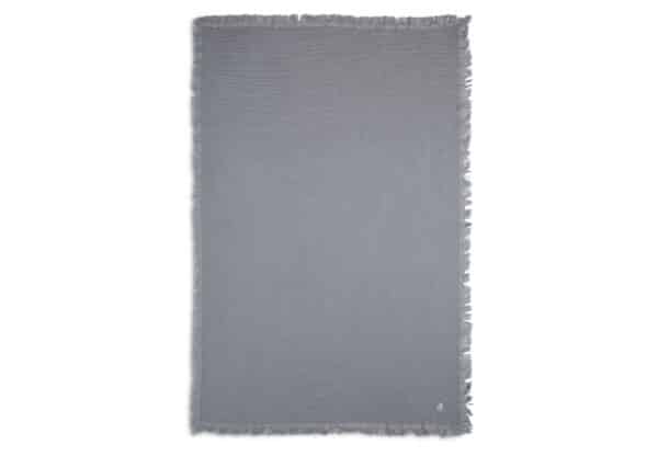 Jollein Deken Ledikant Muslin Fringe - Storm Grey (120 x 120 cm)