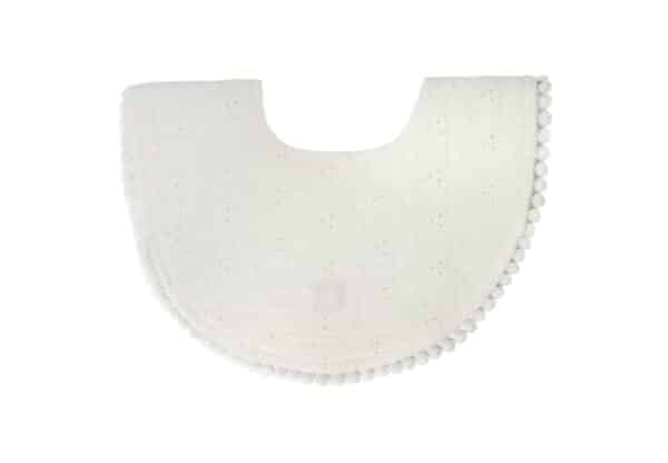 Jollein Slab Embroidery Rond - Ivory