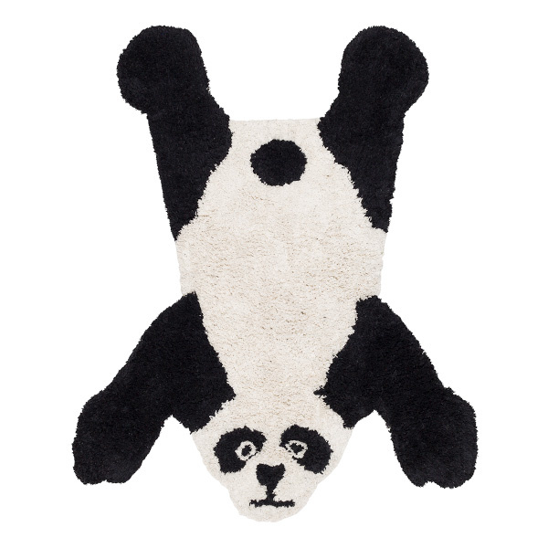 KidsDepot Vloerkleed Pete Panda - Panda (110x140cm)