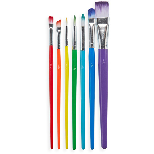 Ooly Verfkwasten Paint Brush Set - Set van 7 penselen