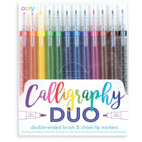 Ooly Stiften Calligraphy Duo - Set van 12 Kalligrafie stiften