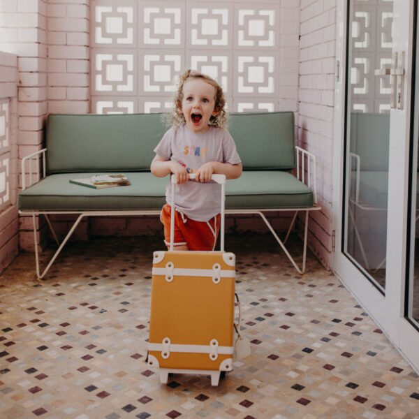 Olli Ella See-Ya Suitcase Reiskoffer - Apricot