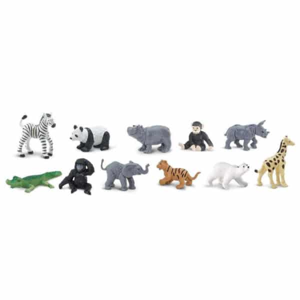 Safari Speelfiguren Toob Set - Baby's Dierentuin Dieren