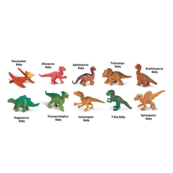 Safari Speelfiguren Toob Set - Baby's Dino's