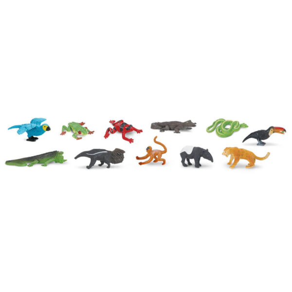 Safari Speelfiguren Toob Set - Regenwoud Dieren