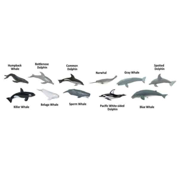 Safari Speelfiguren Toob Set - Walvissen en Dolfijnen