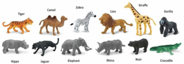 Safari Speelfiguren Toob Set - Wilde Dieren Afrika