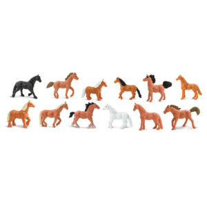 Safari Speelfiguren Toob Set - Paarden