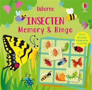 Uitgeverij Usborne Memory en Bingo Insecten +3jr